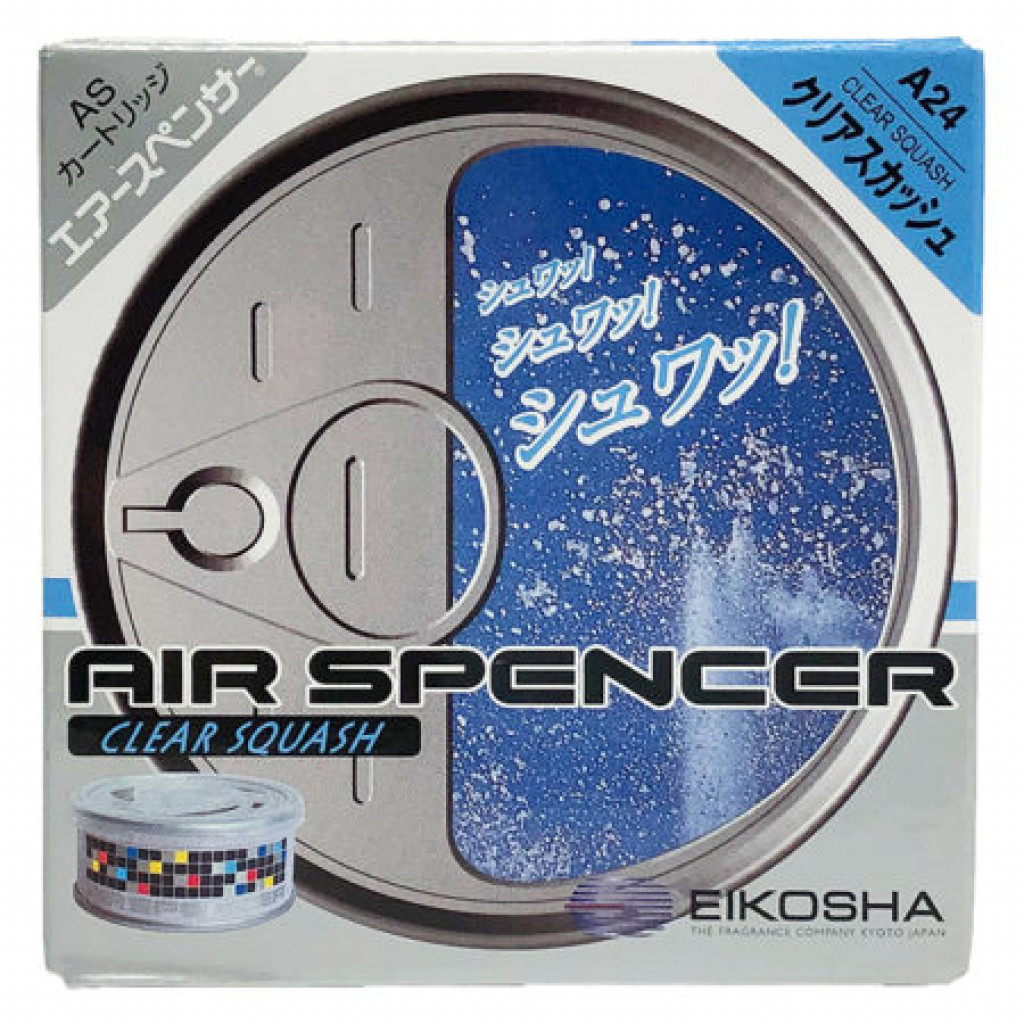 Eikosha Air Spencer JDM Japanese can style car air freshener in clear